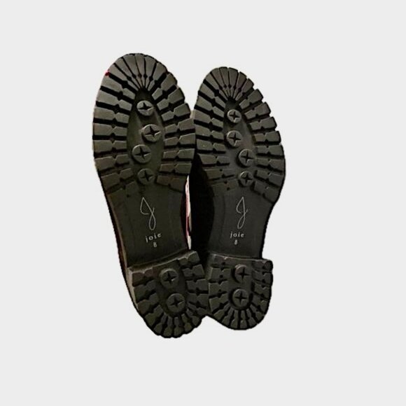 Joie Women's Chelsea Ankle Boots Brown Suede Lug Sole Pull-On Size 8 Booties NEW - Picture 12 of 14